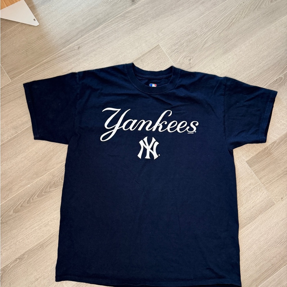 New York Yankees MLB Genuine Merchandise T Shirt Mens Large Navy